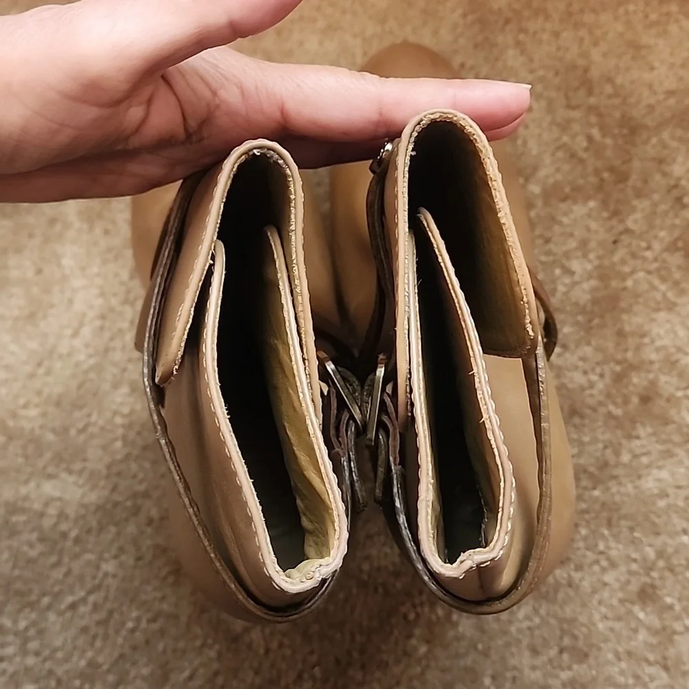 Tory Burch Vicuña Dorese High Heel Booties